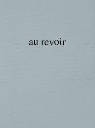 Au revoir