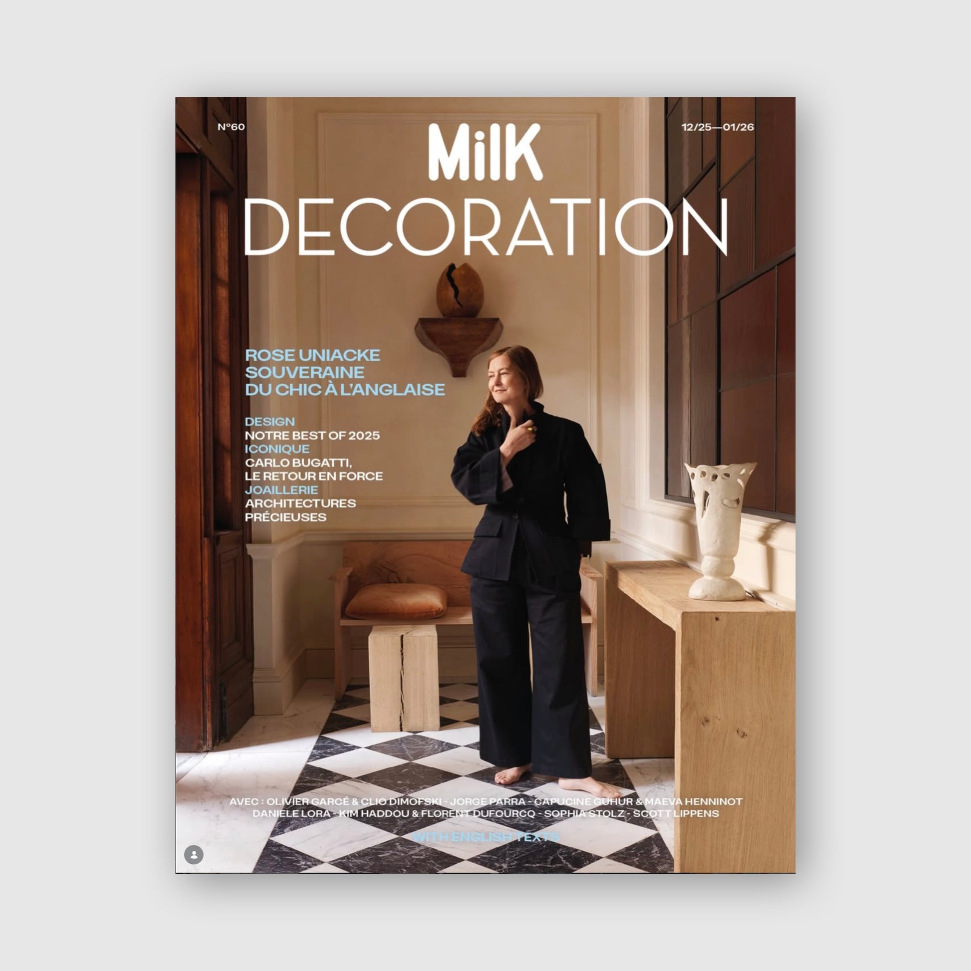MILK Décoration 60 magazine papier – tendances déco, esthétique intérieure et inspirations visuelles